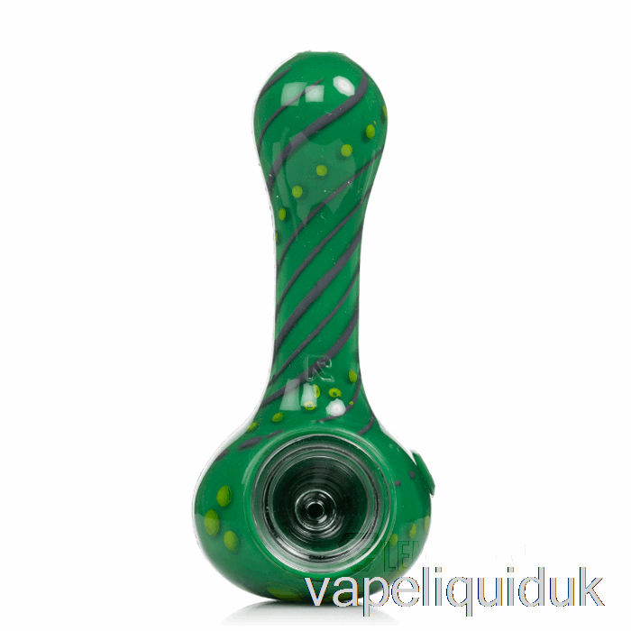 Eyce ORAFLEX Floral Silicone Spoon Creature (Gray / Green / Lime Green) Vape Juice